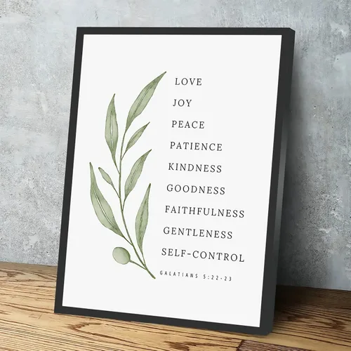 Miniatura 8 de Decoración de pared para dormitorio, impresión artística de versículo bíblico de Colosenses 3:2, pon tus mentes en las cosas arriba, impresión