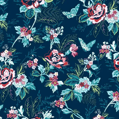 Miniatura 6 de Vera Bradley Monedero Glenna de algodón para mujer