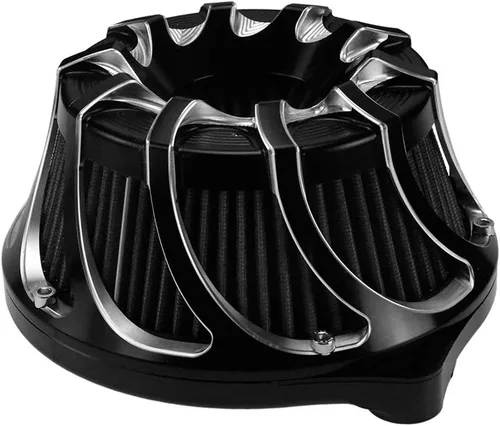 Miniatura 7 de Kit de entrada de aire limpiador de aire CNC para motocicletas con turbina, filtro de aire para Harley Sportster XL Touring Softail Dyna