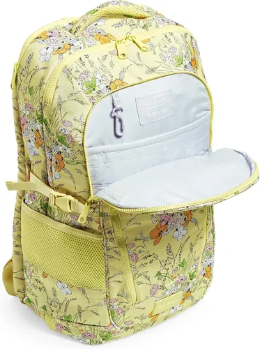 Miniatura 2 de Vera Bradley Mochila plana reciclada Lighten Up Reactive Lay para mujer, Jardín Sunlit, talla única