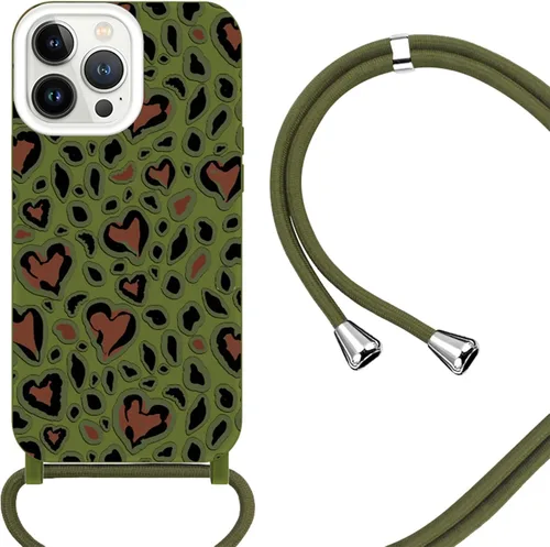 Miniatura 10 de Funda transparente para iPhone 13 Pro Max con cordón cruzado, delgada, translúcida, a prueba de golpes, suave, con correa de hombro ajustable