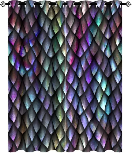 Miniatura 33 de Cortinas de Constelación, Arte Moderno Abstracto Patrón de Símbolos de Constelación Galaxia Negra Blanca, Tratamientos para Ventanas con Aislamiento