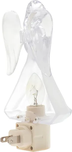 Miniatura 4 de Creative Hobbies Luz nocturna Heavenly Glow Angel - Incluye 5 W C7 y enchufe giratorio con interruptor de encendido/apagado
