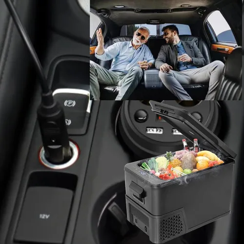 Miniatura 6 de Adaptador de fuente de alimentación para encendedor de cigarrillos de coche 12V/24V, enchufe macho, cable de extensión de 3 m con botón