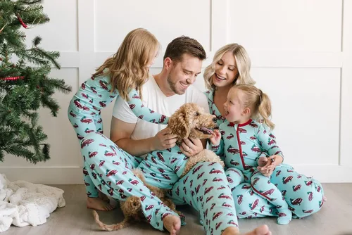 Miniatura 4 de KicKee Pants - Mameluco estampado con cremallera y pies cubiertos para niños y niñas