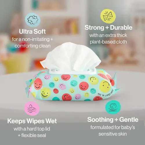 Miniatura 6 de The Honest Company Toallitas eliminadoras de mocos a base de plantas, calmante para la nariz con aloe, hipoalergénicas, piel sensible, verificado