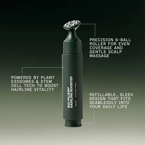 Miniatura 4 de Scandinavian Biolabs Bio-Pilixin® Hair Booster (Unisex) Fórmula de activación de la línea capilar de exosoma con aplicador masajeador de bola