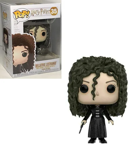 Miniatura 2 de Harry Potter Bellatrix Lestrange Funko Pop! Figura de vinilo (paquete con funda protectora compatible con Pop Box), multicolor, 3.75 pulgadas