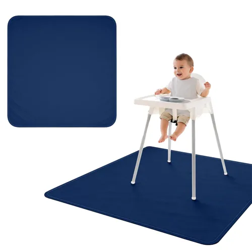 Miniatura 24 de BapronBaby Adventure Awaits - Tapete impermeable para debajo de sillas altas, suelos, mesas, tiempo de juego o artes y manualidades, lavable a