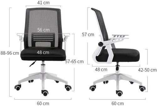 Miniatura 2 de Silla de computadora resistente para adultos, reposabrazos giratorio, silla extraíble para sala de Internet Cafe (Azul)