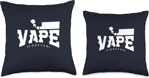 Miniatura 3 de Funny Vaping Vaper Vape Lovers Gift Idea & Tees Forever Vaping - Almohada de estilo gráfico, 16 x 16 pulgadas, multicolor