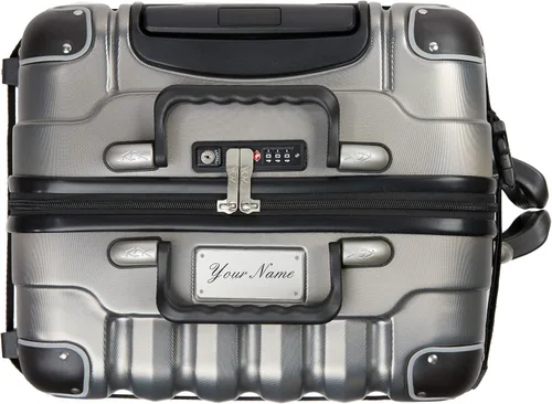 Miniatura 7 de VinGardeValise Maleta de viaje para vino, hasta 12 botellas (plata) con placa de identificación personalizada para equipaje