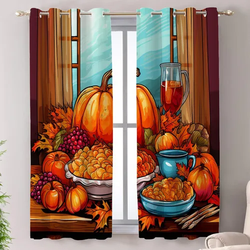 Miniatura 48 de Shrahala Cortinas de nivel de chakras con mandala beige para ventanas de cocina, paneles de cortina de ventana de mandala multicapa de poliéster