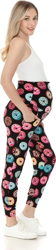 Miniatura 118 de Leggings Depot Pantalones de maternidad para mujer, sobre el vientre, pantalones deportivos casuales para descansar