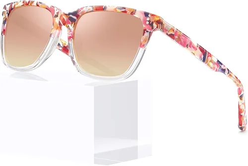 Miniatura 46 de Carfia Chic - Lentes de sol polarizados para mujer, protección UV400, marco de acetato pulido a mano