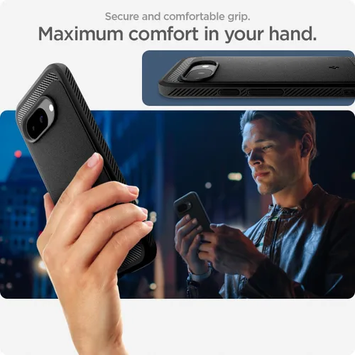 Miniatura 5 de Spigen Funda para Pixel 9a, Rugged Armor MagFit (2025) [compatible con accesorios MagSafe] - Negro mate