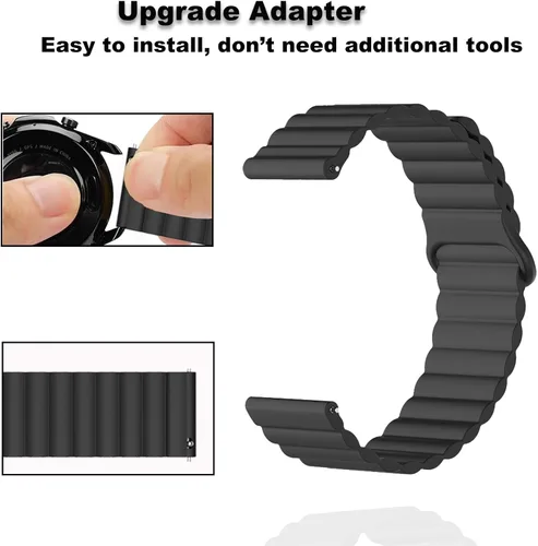 Miniatura 3 de Correa de 0.78 pulgadas compatible con Samsung Galaxy Watch 6/Watch 6 Classic/Watch 5/5 Pro/Watch 4 1.575 pulgadas/1.732 pulgadas/Watch 4 Classic