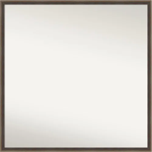 Miniatura 101 de Amanti Art Brown Bathroom Mirror for Over Sink, 23x41 Custom Made Hardwood Wedge Mocha Rectangle Vanity Mirror, Large Modern Wood Frame, Hangs