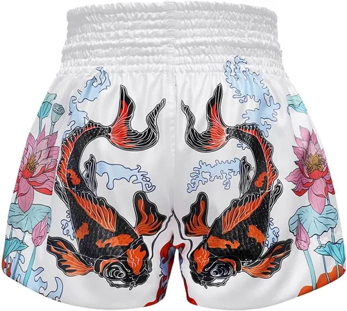 Miniatura 3 de TUFF - Pantalones cortos deportivos para Muay Thai, boxeo y artes marciales, ropa de entrenamiento y gimnasio
