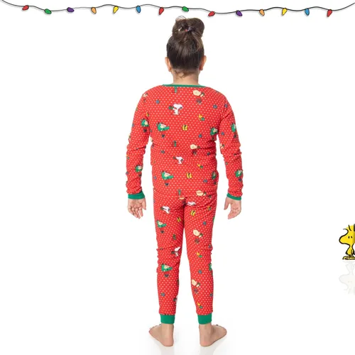 Miniatura 5 de Peanuts Snoopy - Pijamas familiares a juego, cómodos conjuntos de 2 piezas para Navidad