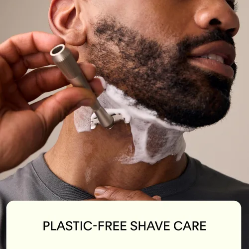 Miniatura 5 de Leaf Shave - Jabón de afeitar de hojas - Jabón totalmente natural, sin fragancia para aseo y preparación de la piel para mujeres y hombres, 1.5