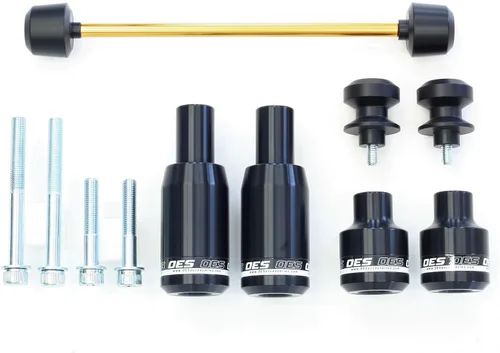 Miniatura 4 de OES Accessories Marca Delantero y Trasero Marco Sliders Basculantes Carretes Tenedor Deslizadores Compatibilidad para 2017 2018 2019 2020 2021 2022