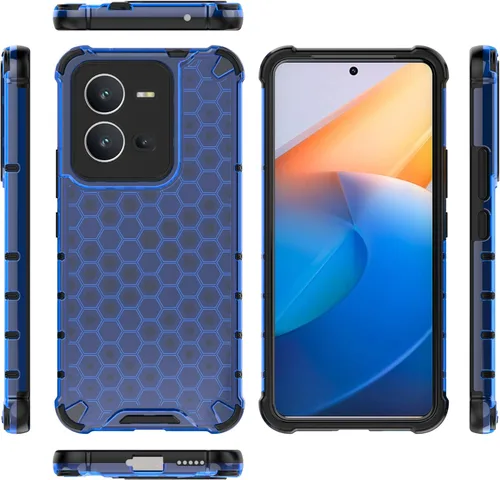 Miniatura 7 de Pzwoxukhov Funda para Huawei Mate 50 Pro, funda para Huawei Mate 50 Pro Honeycomb Anti-Drop Shock-Absorbing Case Negro