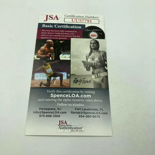 Miniatura 4 de Warren Peace firmó la leyenda oficial de la liga negra de béisbol de las Grandes Ligas JSA COA - Béisbol con Autógrafo