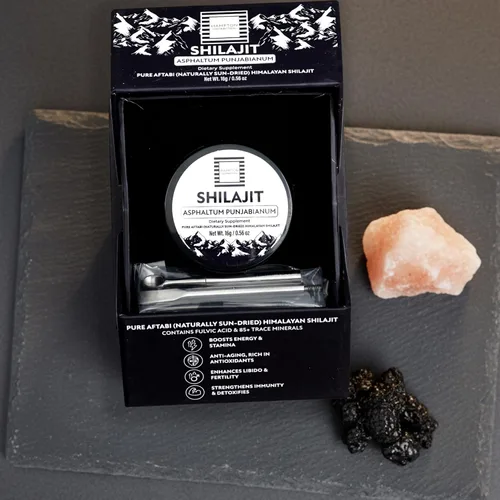 Miniatura 5 de Resina pura Aftabi Shilajit del Himalaya, 400 mg de alta nutrición, Shilajit puro probado en laboratorio con más de 85 minerales y ácido fúlvico