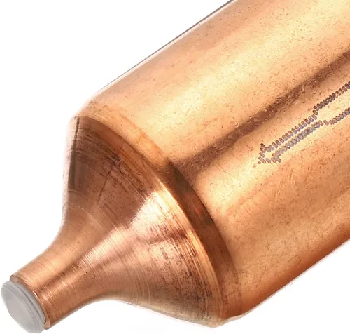 Miniatura 3 de PATIKIL Secador de filtro de aire acondicionado 1P, reemplazo de línea líquida de cobre puro para refrigerador de bomba de calor de CA, tono de cobre