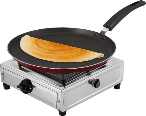 Miniatura 4 de Sartén Dosa multiusos – Tawa antiadherente para dosa, crepes, panqueques, chapati, roti y tortilla, ligera (10.827 in) de grosor, 0.102 in, diámetro