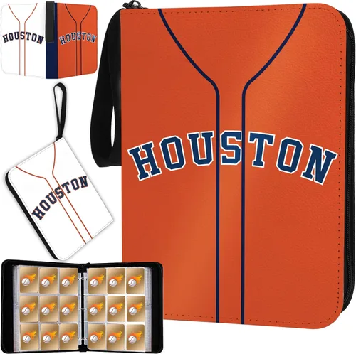 Miniatura 20 de Carpeta de tarjetas de béisbol con mangas, 900 bolsillos, color blanco, Nueva York, 3 anillos, para tarjetas coleccionables, regalo NY-Blanco