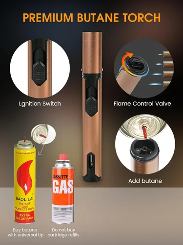 Miniatura 7 de Kit de ahumado para whisky de 27 piezas - 16 astillas de madera, moldes para bolas de hielo, kit de infusor para ahumado de cócteles, kit de ahumado