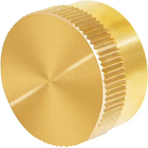 Miniatura 4 de Joywayus 2 tapas de botella de propano de latón macizo, universal, para todos los cilindros de tanque de gas de 1 libra, tapa de protección sellada