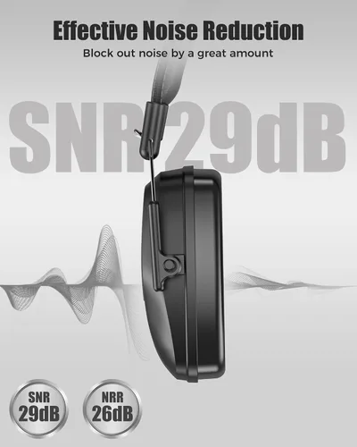 Miniatura 102 de ProCase NRR 28dB Noise Reduction Ear Muffs, Foldable Adjustable Noise Cancelling Headphones