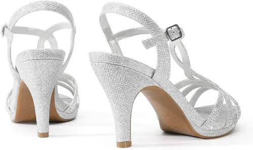 Miniatura 3 de Dream Pairs, Amore - Sandalias modernas para mujer, con tacón de aguja y puntera abierta
