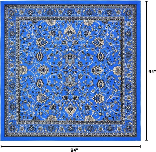Miniatura 376 de Unique Loom Colección Sialk Hill - Alfombra de área Washington (3 pies 3 pulgadas x 5 pies 3 pulgadas, rectángulo, burdeos/crema)