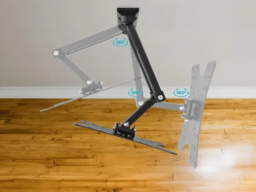 Miniatura 5 de Monoprice Soporte de pared para TV de movimiento completo prémium para televisores de 23" a 42" de hasta 44 libras, Max VESA 200x200, certificado UL