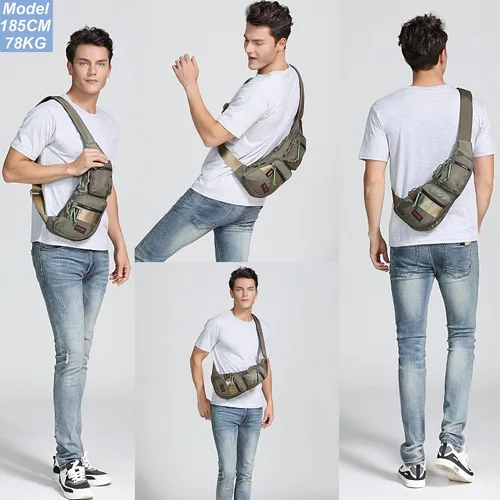Miniatura 23 de Nicgid Sling Bag - Mochila bandolera para hombre), LYSB01NH075BJ-SPRTSEQIP