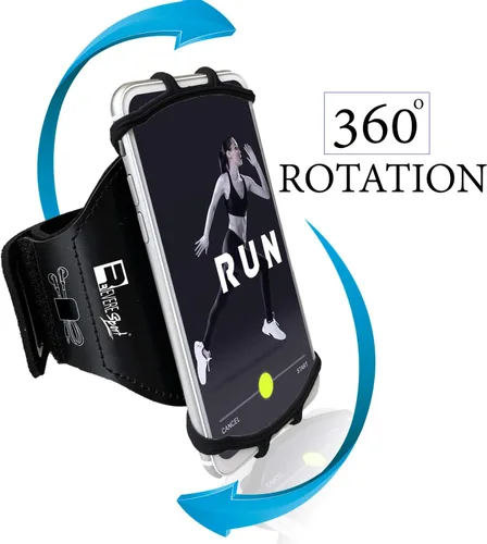 Miniatura 2 de RevereSport Brazalete universal para iPhone (17/16/15/14/13/12/11/10/X/XR/SE/Air/Plus/Max/Pro). Funda para teléfono