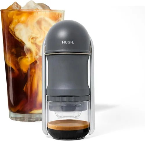 V4 - Máquina de café expreso manual con palanca portátil con cesta no presurizada de 2.008 in, sin electricidad, ligera de 20.81 oz, para viajes,