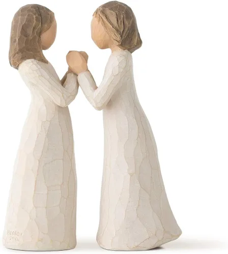 Willow Tree Sisters by Heart - Figura esculpida pintada a mano