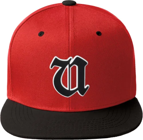Miniatura 983 de Daxton Gorra clásica con visera de billete plano con letras del alfabeto inglés antiguo de la A a la Z