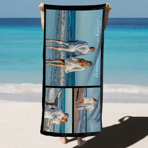 Miniatura 11 de CUDIYST Toalla de playa con nombre personalizado de 30 x 59 pulgadas, 35.4 x 70.9 pulgadas, toalla de playa con nombre personalizado, de secado