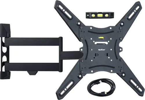 Miniatura 15 de QualGear QG-TM-002-BLK - Soporte de pared fijo y ultra delgado de 37 a 70 pulgadas, perfil bajo, universal para televisores LED, color negro