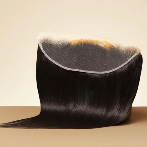 Miniatura 32 de Triippy Raw Hair 13x4 HD Lace Closure Body Wave #613 Blonde Color More Less Shedding than Regular Virgin Hair,0.10mm Ultra-Thin 13x4 Swiss Real HD