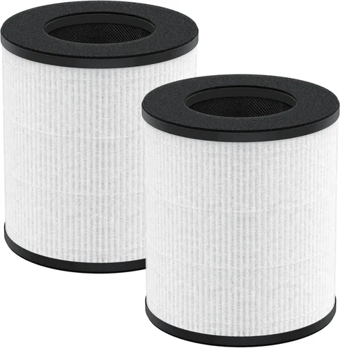 Paquete de 2 filtros de repuesto True HEPA compatibles con Tenergy Renair, Cool-Living CL-6070A, Beaba, Tredy TD-1300 purificador de aire, filtro de