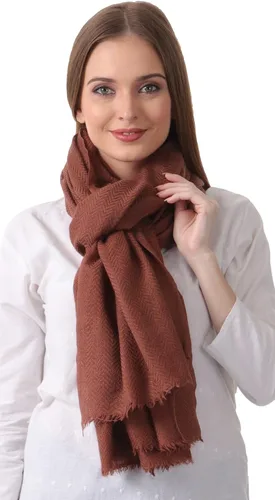 Miniatura 67 de 100% puro CASHMERE 2PLY BUFANDA/STOLE, HERRINGBONE SUPER SUAVE, GRUESO, LIGERO, PASHMINA