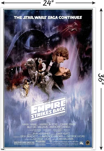 Miniatura 3 de Trends International Star Wars: The Empire Strikes Back - Póster de pared de una hoja de 2, 24 x 36 pulgadas, versión sin marco