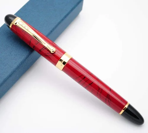 Miniatura 11 de JINHAO X450 - Pluma estilográfica con punta M (negro brillante)